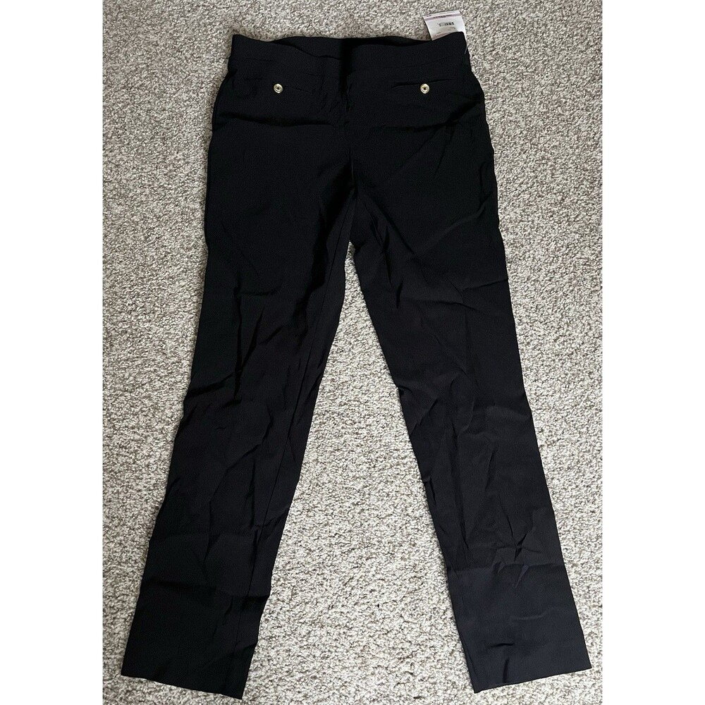 Women's Anne Klein Black Stretch Cropped Dress Pants, Size 6, NWT